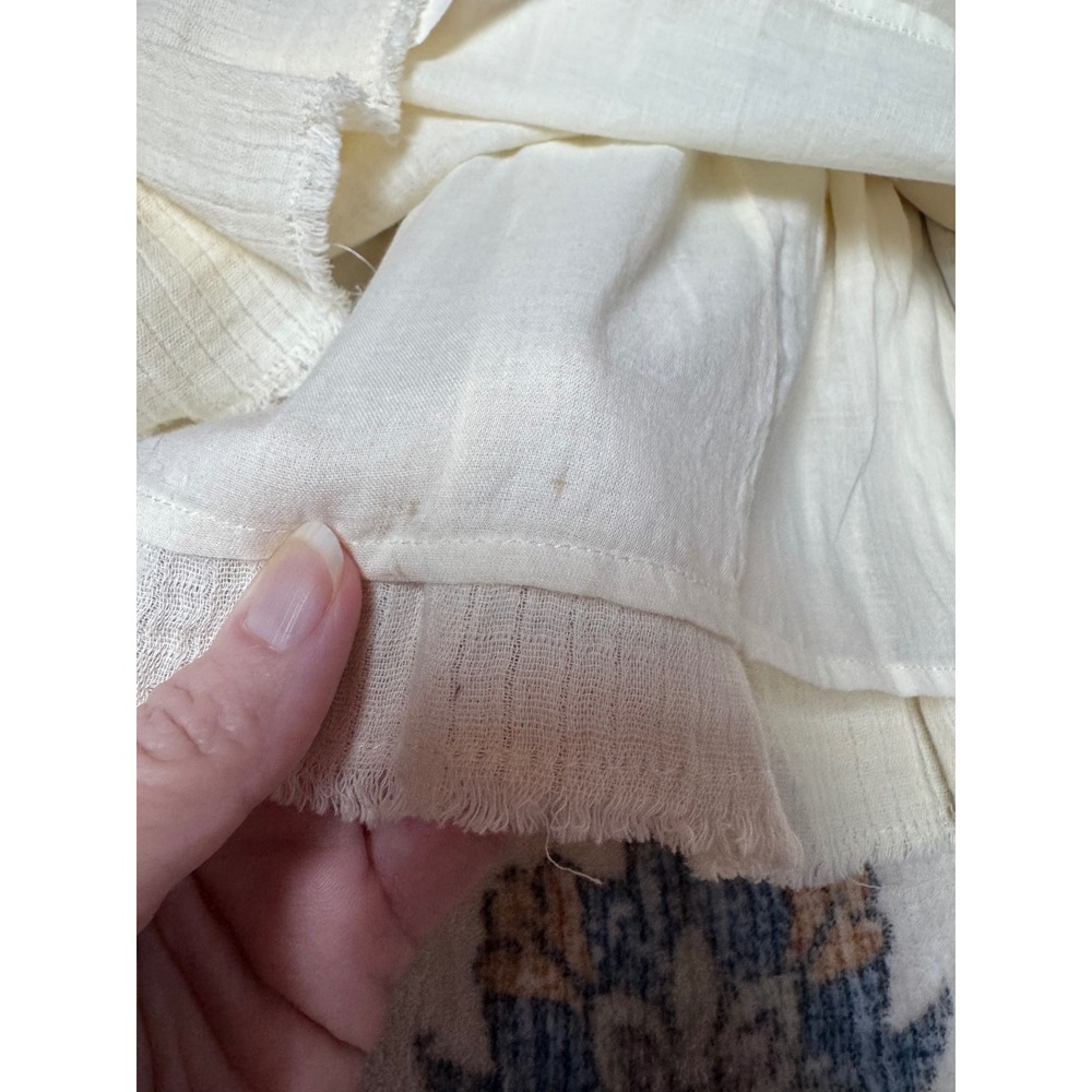 Isabel Marant Étoile Embroidered Cotton Mini Skirt Cottagecore Boho Sz 36 Luxury - Picture 10 of 13